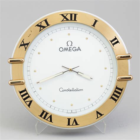 omega constellation wall clock